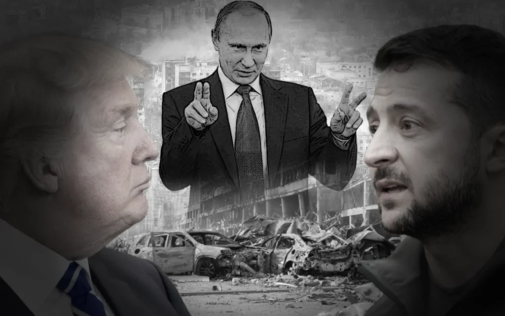 بينما يتراجع ترامب ويتقدّم بوتين يقف زيلينسكي وحيداً على جبهة متغيّرة
