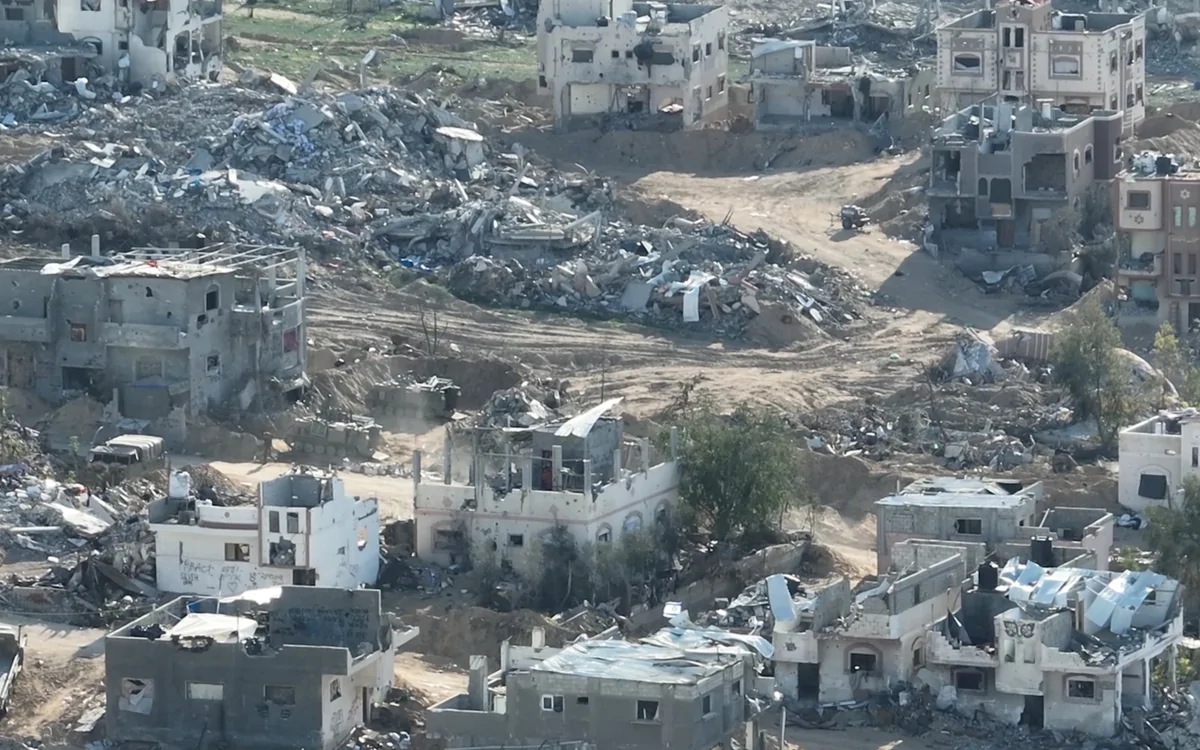 مشاهد من الدمار في غزة