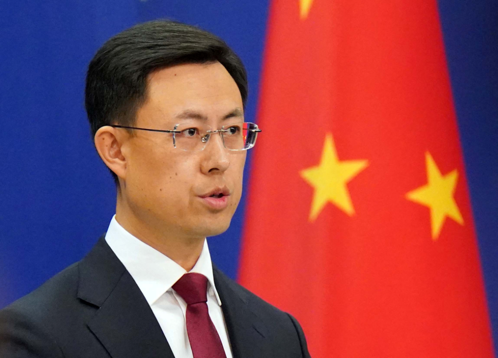 المتحدث باسم وزارة الخارجية الصينية، قوه جياكون (أ ف ب)