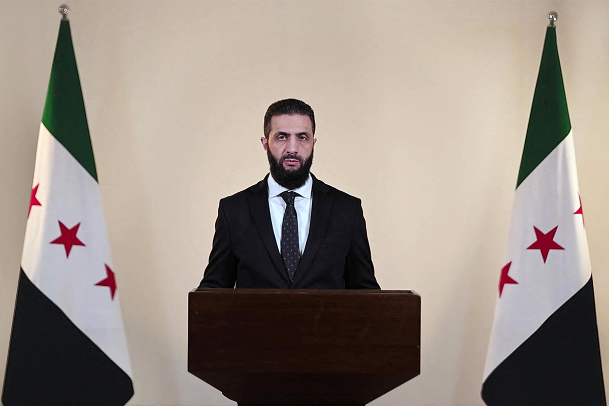 الرئيس السوري أحمد الشرع (أ ف ب)