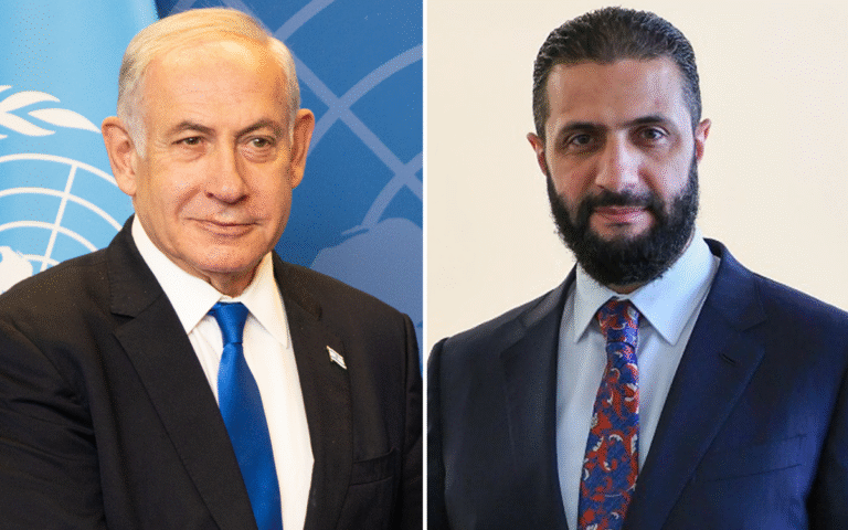 أحمد الشرع وبنيامين نتنياهو