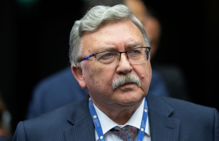 ميخائيل أوليانوف، الممثل الدائم لروسيا لدى المنظمة الدولية (أ ف ب)