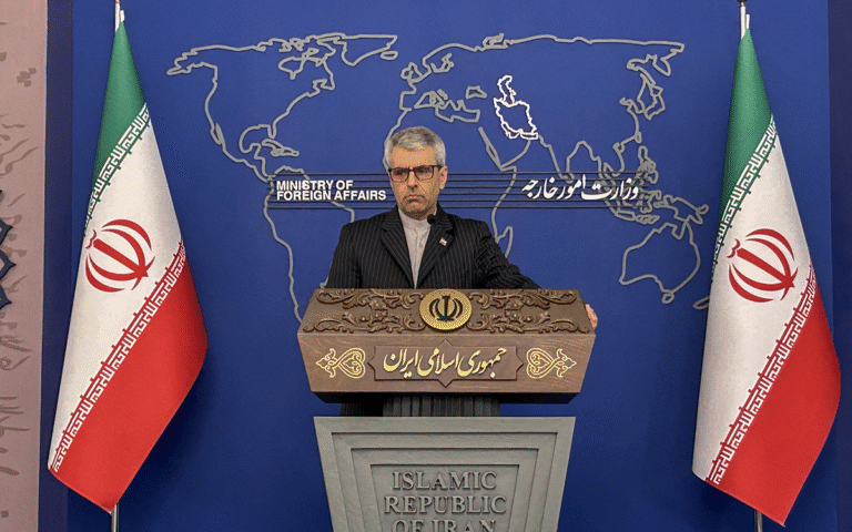 المتحدث باسم وزارة الخارجية الإيرانية اسماعيل بقائي (أ ف ب)