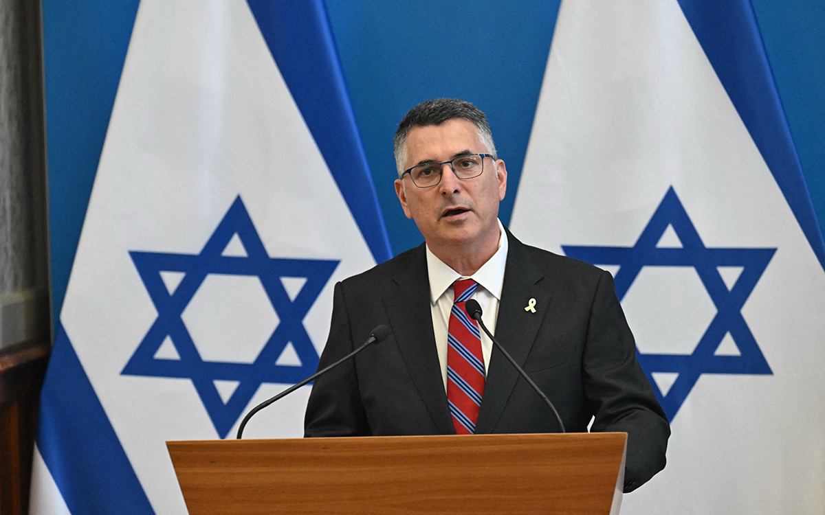 وزير الخارجية الإسرائيلي جدعون ساعر (أ ف ب)