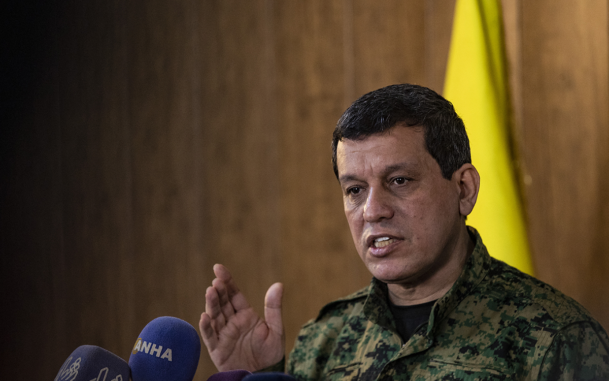 قائد قوات سوريا الديمقراطية مظلوم عبدي (أ ف ب)