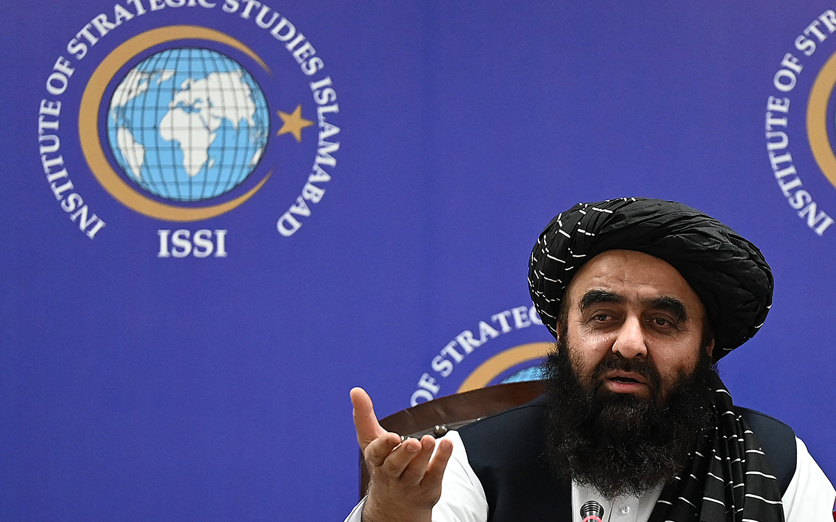 وزير الخارجية الأفغاني أمير خان متقي (أ ف ب)