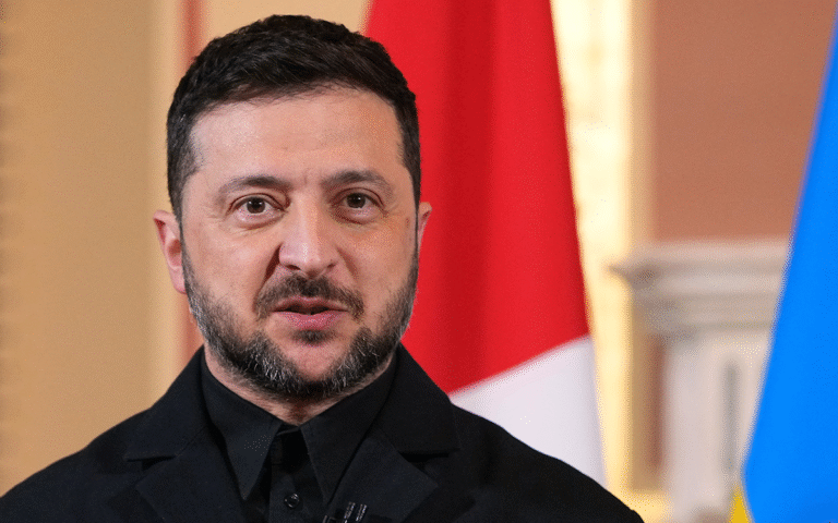 الرئيس الأوكراني فولوديمير زيلينسكي (أ ف ب)