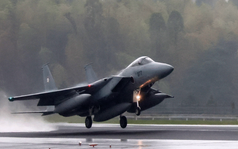 طائرة F-15 (أ ف ب)