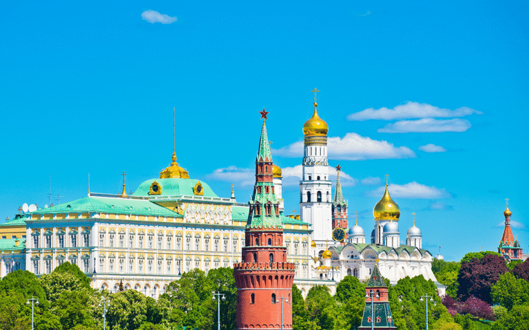 مبنى الكرملين وسط موسكو (أ ف ب)