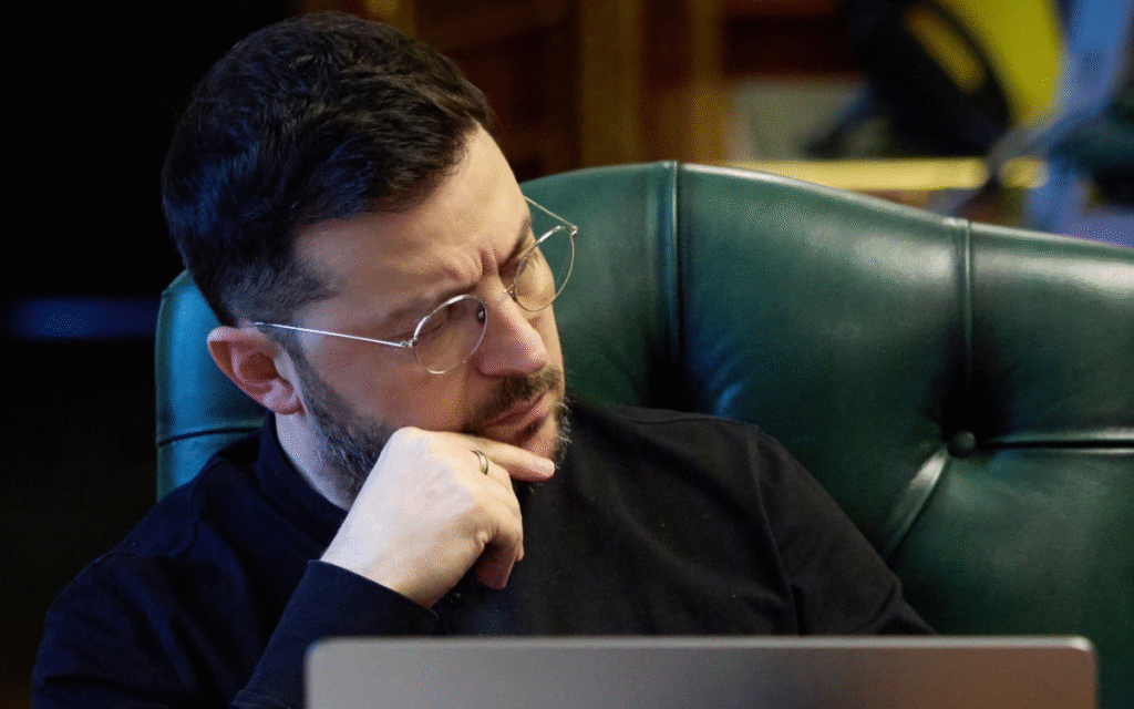 الرئيس الأوكراني فولوديمير زيلينسكي (أ ف ب)