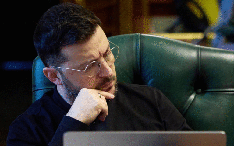 الرئيس الأوكراني فولوديمير زيلينسكي (أ ف ب)