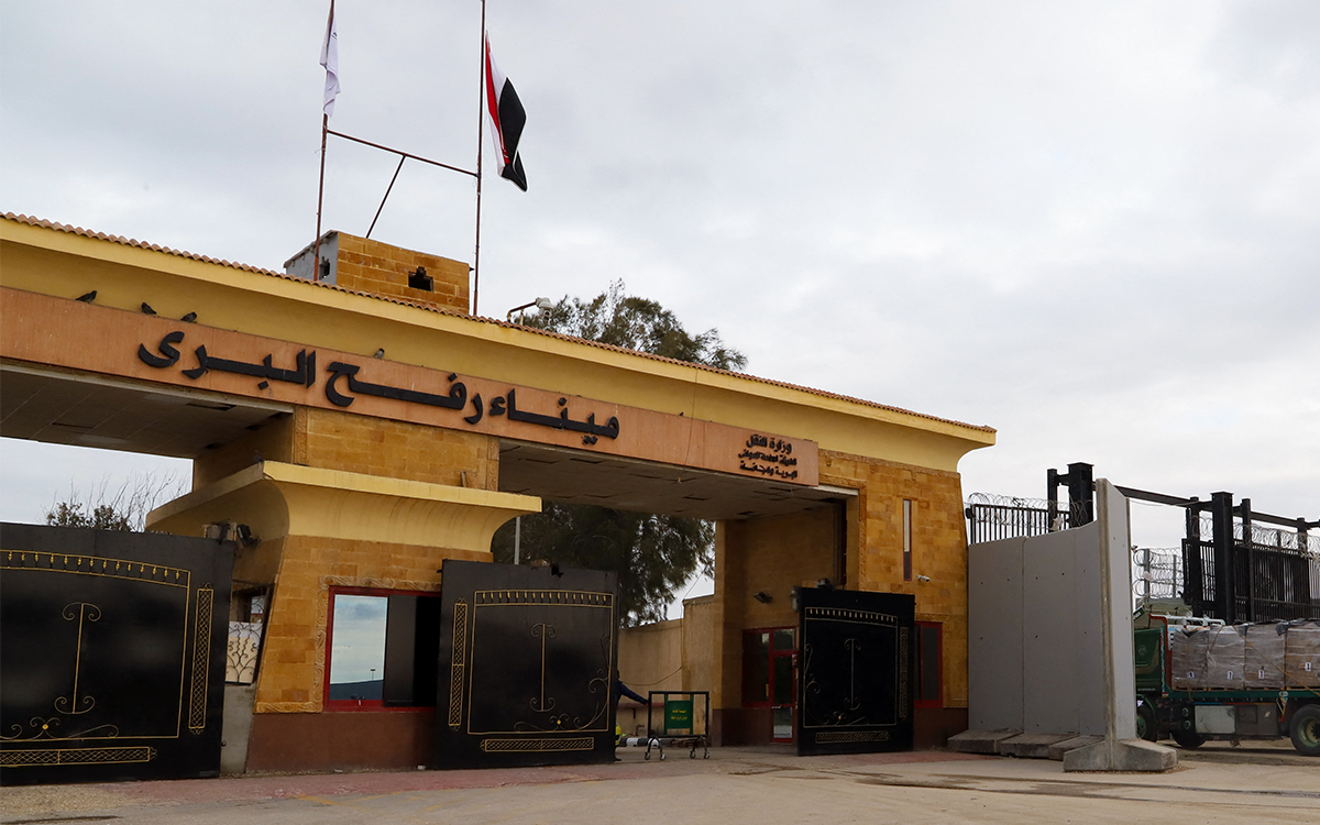 معبر رفح بين مصر وغزة (أ ف ب)