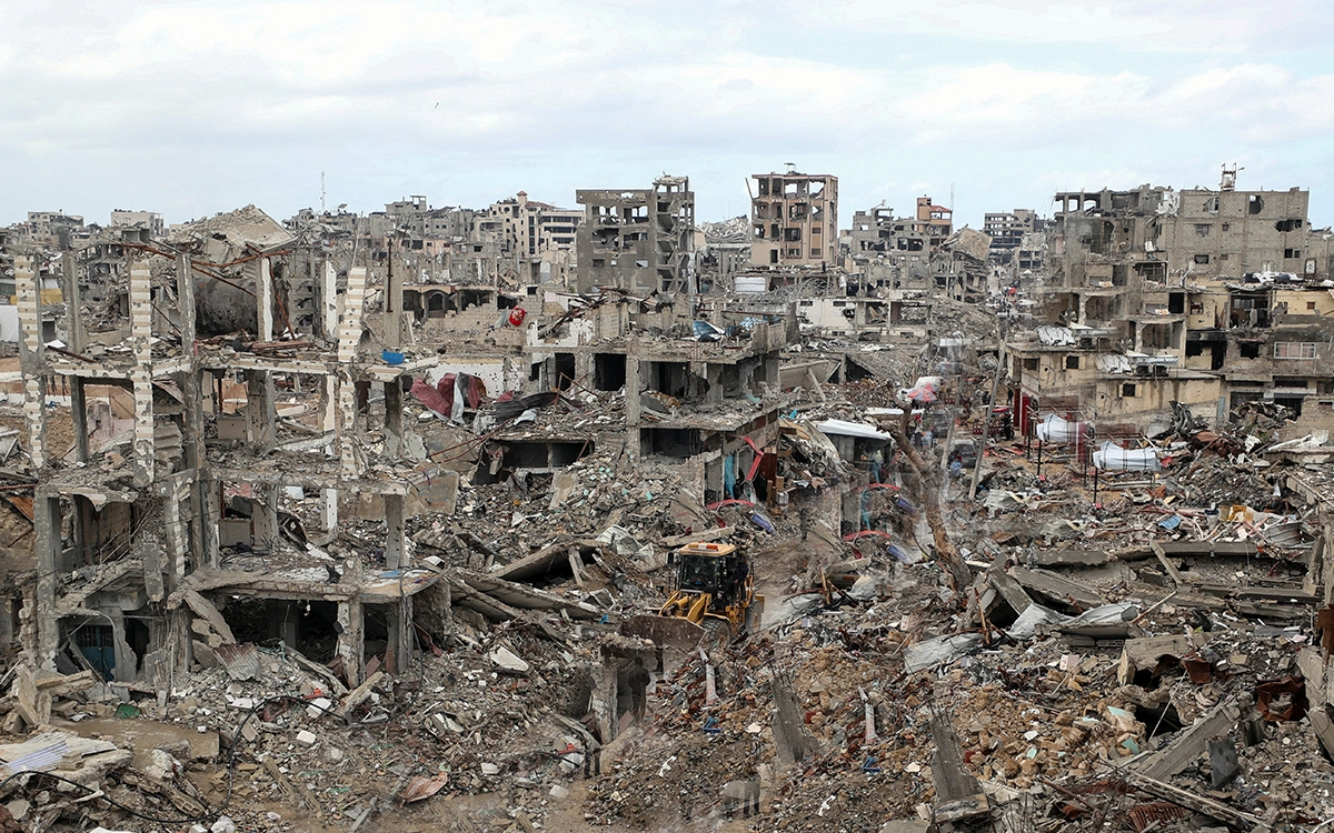 مدينة غزة المدمرة بعد الحرب