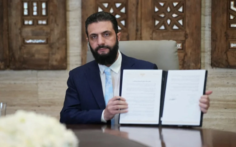 الرئيس السوري أحمد الشرع (أ ف ب)