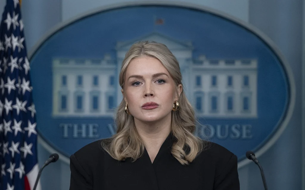 المتحدثة باسم البيت الأبيض كارولاين ليفيت (أ ف ب)