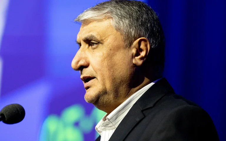 رئيس منظمة الطاقة الذرية الإيرانية محمد إسلامي