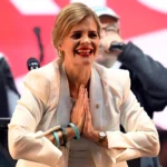 المرشحة اليمينية لورا فرنانديز (أ ف ب)