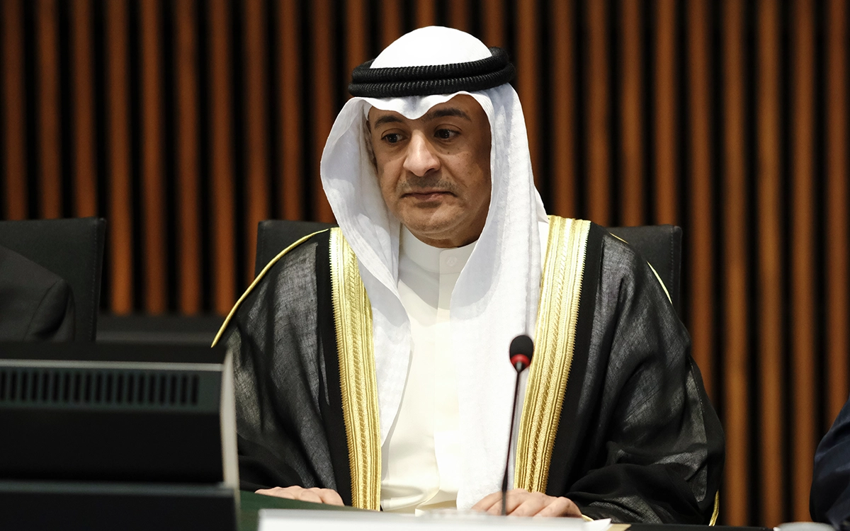 أمين عام مجلس التعاون الخليجي جاسم محمد البديوي (أ ف ب)