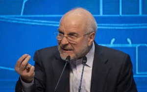 رئيس البرلمان الإيراني محمد باقر قاليباف (أ ف ب)