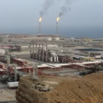 مصفاة للغاز الطبيعي في حقل "بارس الجنوبي" للغاز في عسلوية(أ ب)