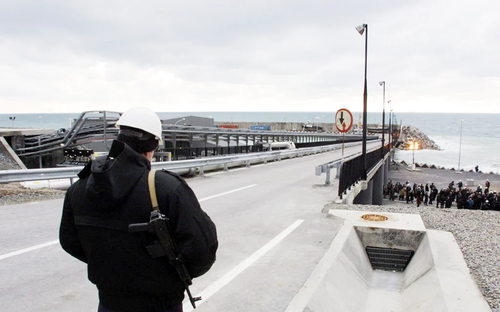 حقل تينغيز النفطي في كازاخستان(أ ب)