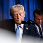 الرئيس الأمريكي دونالد ترامب