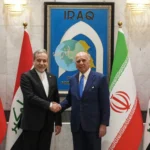وزير الخارجية العراقي يستقبل نظيره الإيراني (أ ف ب)