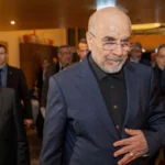 رئيس البرلمان الإيراني، محمد باقر قاليباف (أ ف ب)