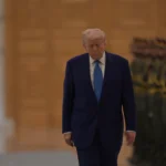 دونالد ترامب خلال زيارته الأخيرة إلى دولة الإمارات (أ ف ب)