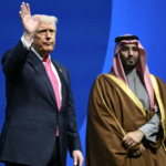 ترامب وولي العهد السعودي في لقاء سابق