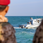 دورية لخفر السواحل اليمني في البحر الأحمر قبالة مدينة المخا (أ ف ب)