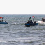 قوارب حوثية في البحر الأحمر (أ ف ب)