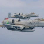 مقاتلات A-10 الأمريكية خلال دوريات استطلاعية فوق الشرق الأوسط (سنتكوم)