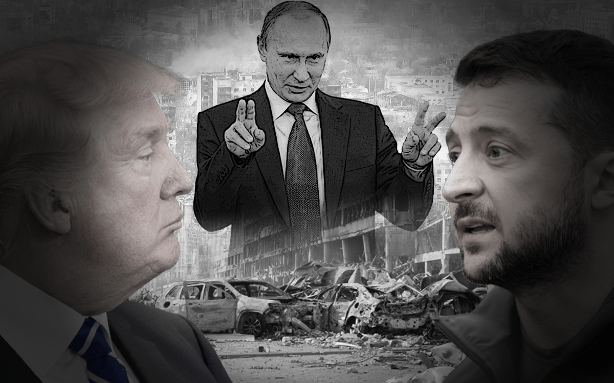 As Trump retreats and Putin advances, Zelensky stands alone on a shifting front