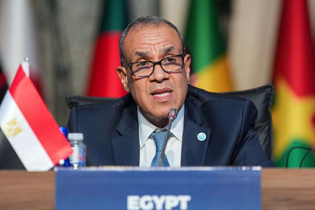 Egyptian Foreign Minister Badr Abdelatty. AFP