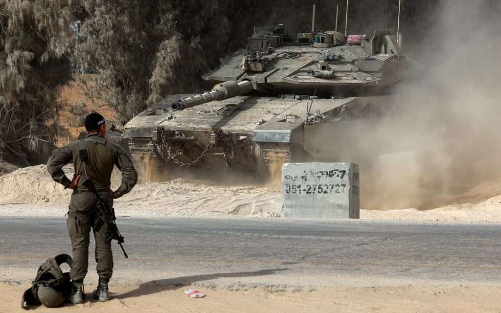 Israeli-forces-on-the-Gaza-Strip-border