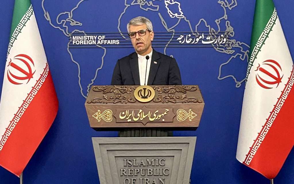 spokesperson for the Iranian Ministry of Foreign Affairs, Ismail Baghai. AFP