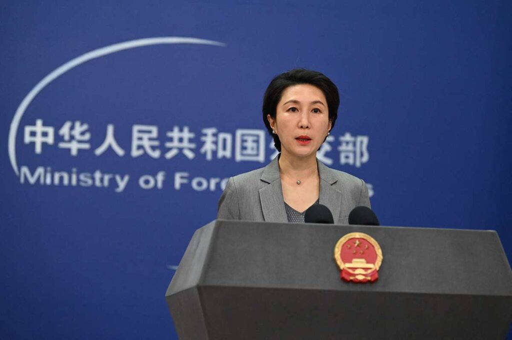 Chinese Foreign Ministry spokeswoman Mao Ning. AFP