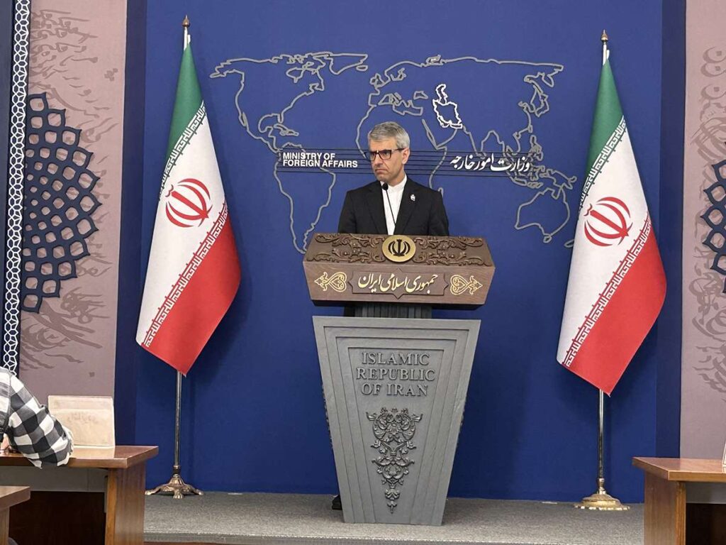 Iranian Foreign Ministry Spokesperson Esmaeil Baqaei. AFP