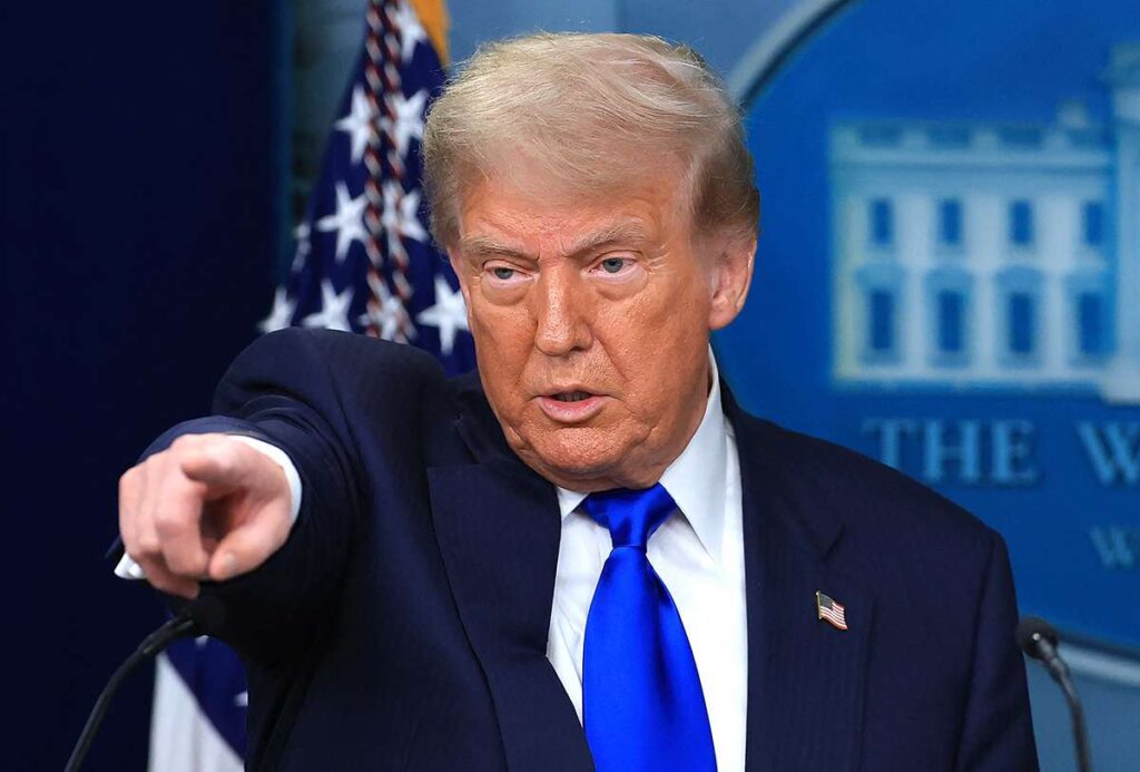 US President Donald Trump. AFP