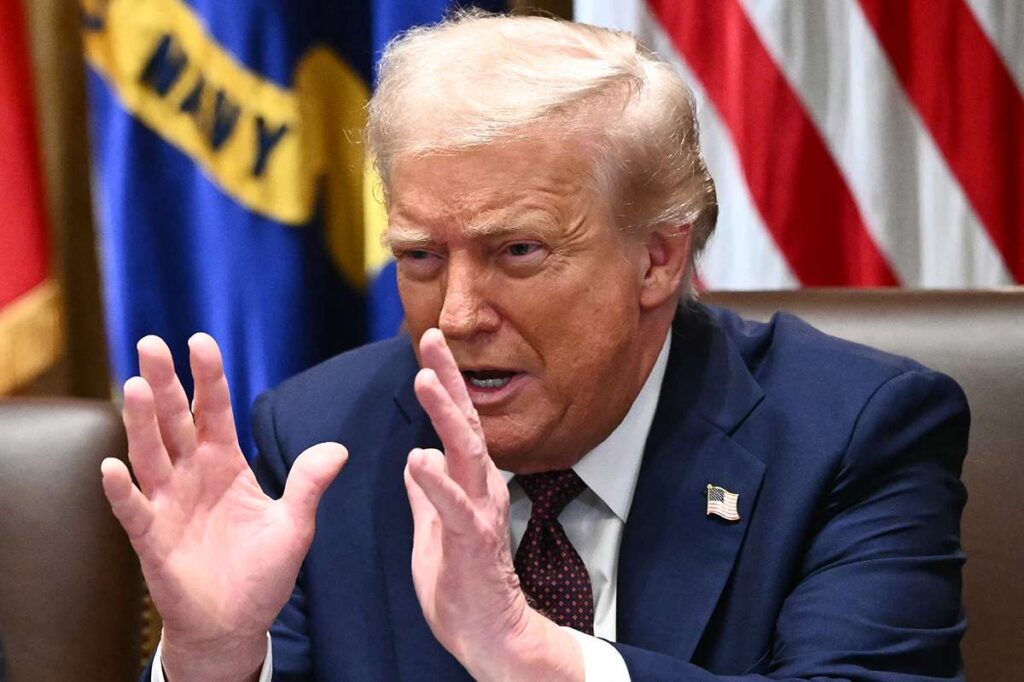 US President Donald Trump. AFP