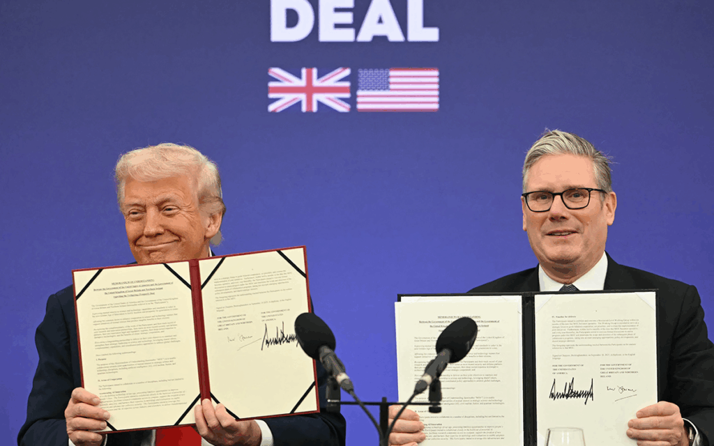 Trump, Starmer Sign 'Groundbreaking' Tech Partnership