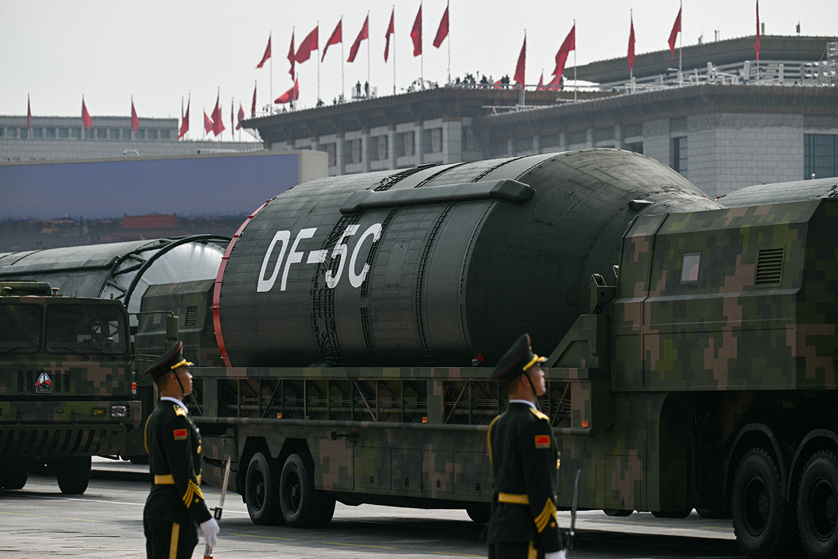 China Unveils Nuclear Triad Missiles