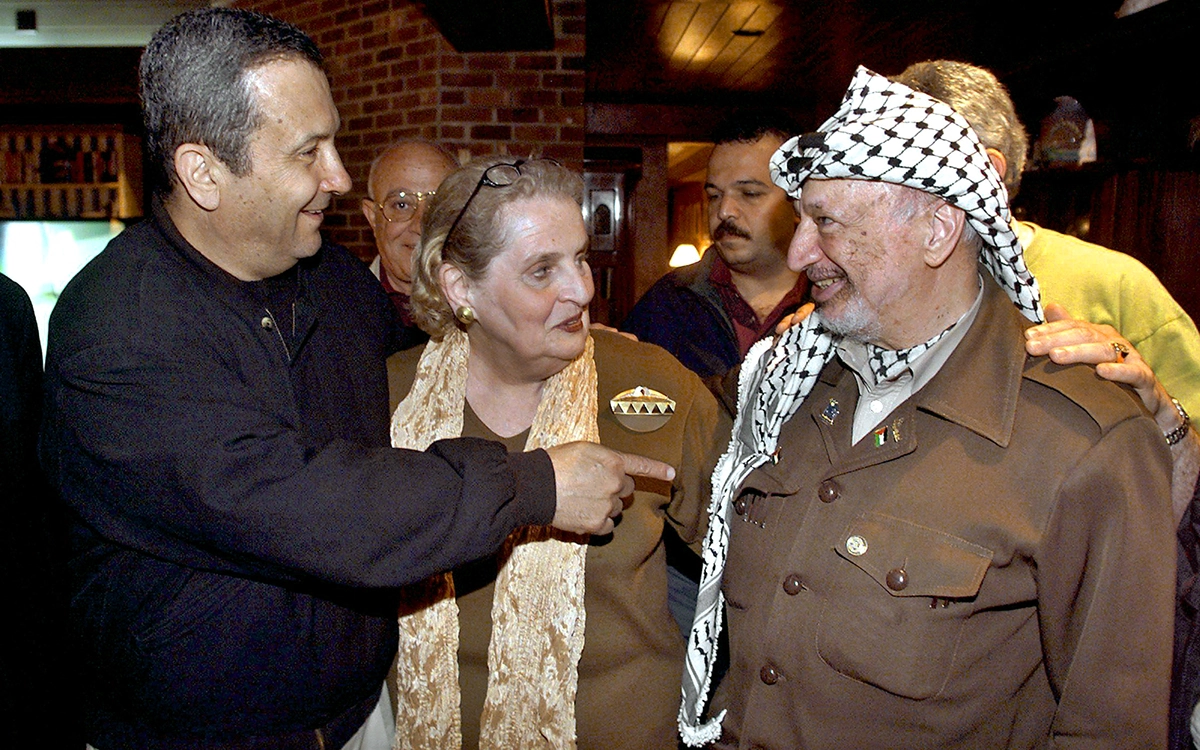 US MIDEAST SUMMIT BARAK ALBRIGHT ARAFAT