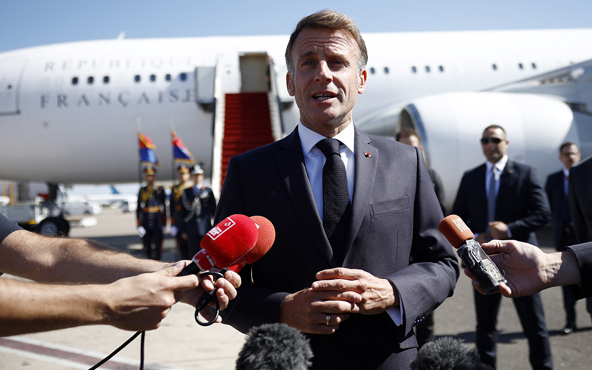 Macron: France Will Have a Special Role in Governing Gaza