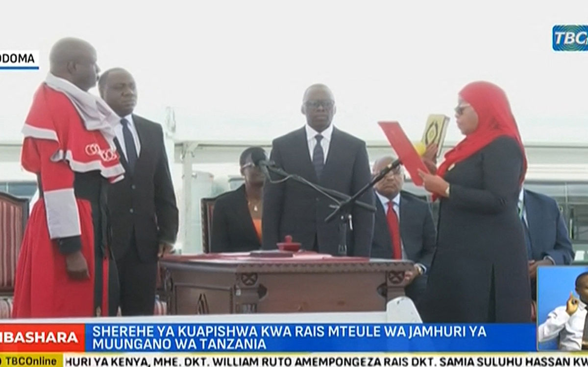 Tanzania President Sworn in as Opposition Says Hundreds Killed