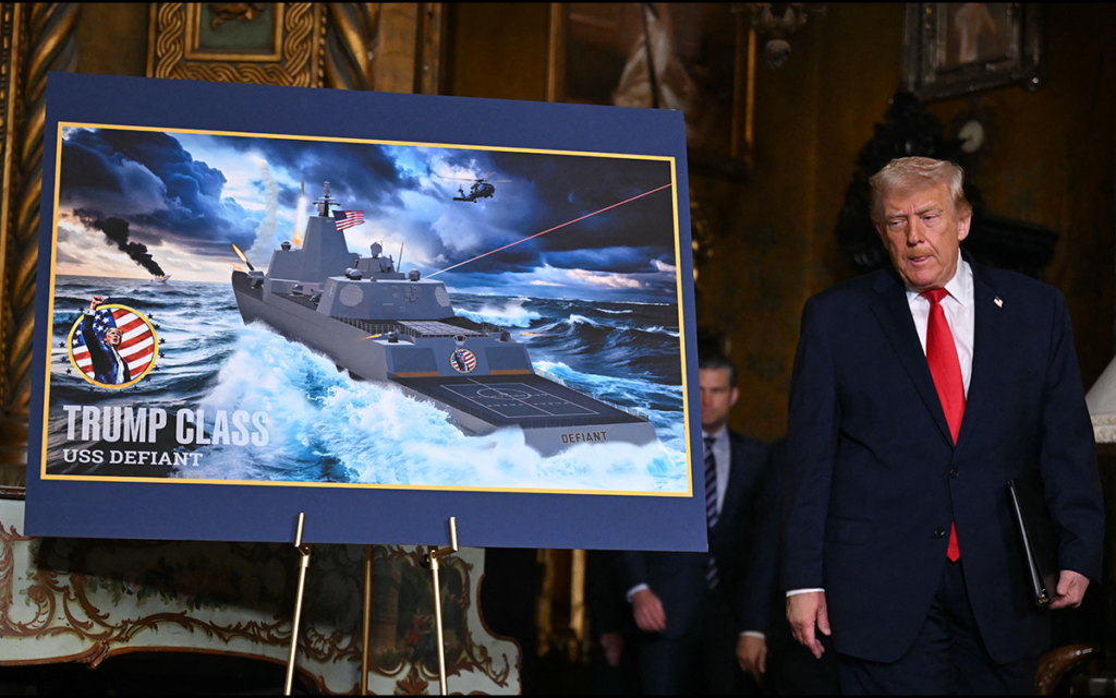 Trump Announces New US Warship Class Named After Himself
