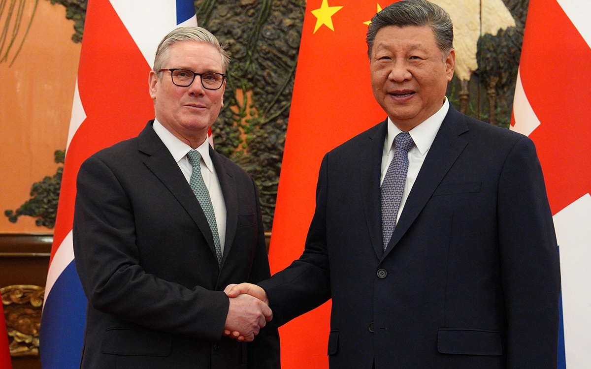 Starmer Tells Xi 'Vital' to Develop Relationship