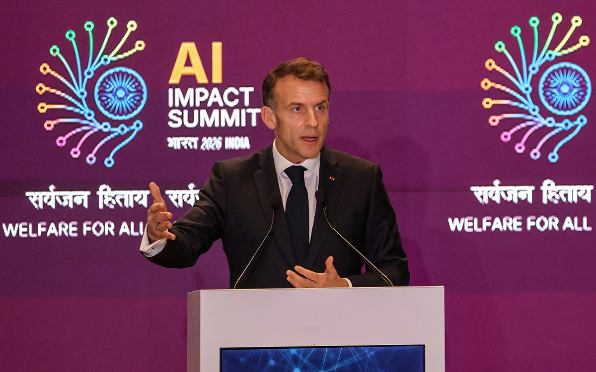 Macron Tells AI Summit He's Determined To 'Shape Rules' with Allies