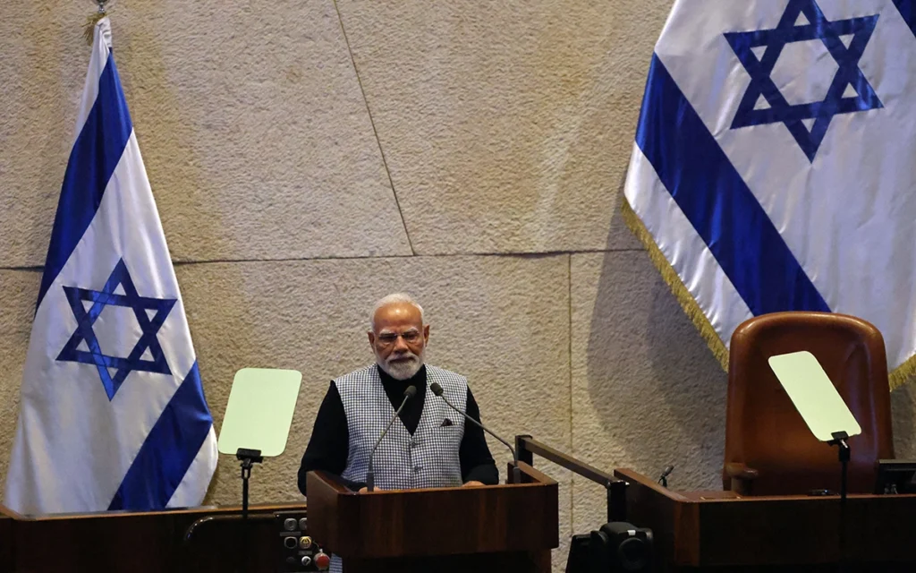 Modi Says India Stands ‘Firmly’ with Israel
